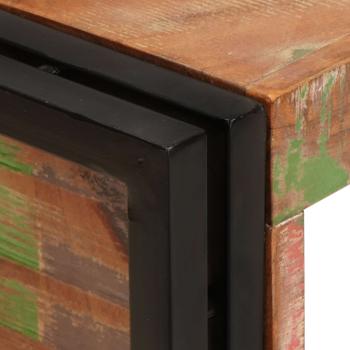 Weinregal Braun 100 x 45 x 33 cm Massives Altholz