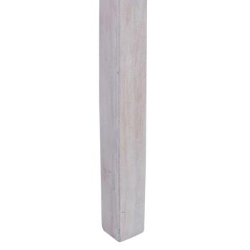 Esszimmerstuhl 2 pcs Weiß gewaschen 45 x 54 x 93 cm