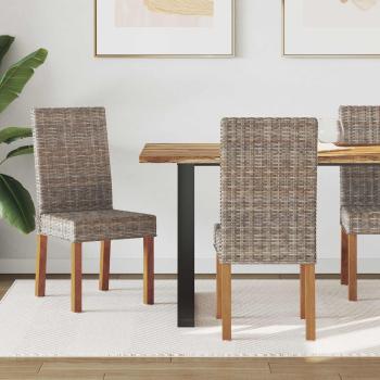 ARDEBO.de - Esszimmerstuhl 2 pcs Kubu Grau 45 x 54 x 93 cm