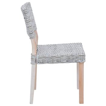 Weiß gewaschen 45 x 55 x 84 cm