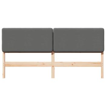 ARDEBO.de - Gepolstertes Kopfteil mit Kopfteil Braun und Hellgrau 180 cm