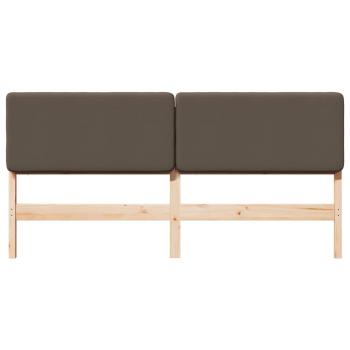 Gepolstertes Kopfteil mit Kopfteil Braun und Taupe 180 cm