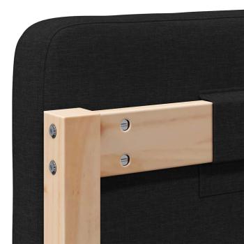 ARDEBO.de - Gepolstertes Kopfteil mit Kopfteil Braun und Schwarz 90 cm