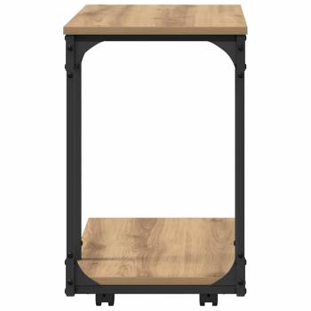 Beistelltisch Artisan-Eiche 50 x 35 x 55.5 cm Holzwerkstoff