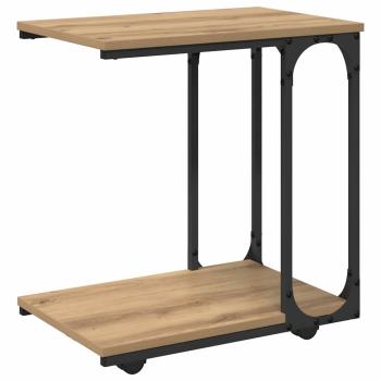Beistelltisch Artisan-Eiche 50 x 35 x 55.5 cm Holzwerkstoff