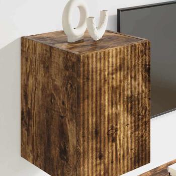 TV-Wandschrank Geräucherte Eiche 30 x 31 x 40 cm Holzwerkstoff