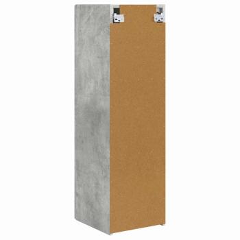 TV-Wandschrank 2 pcs Beton 30 x 31 x 100 cm Holzwerkstoff