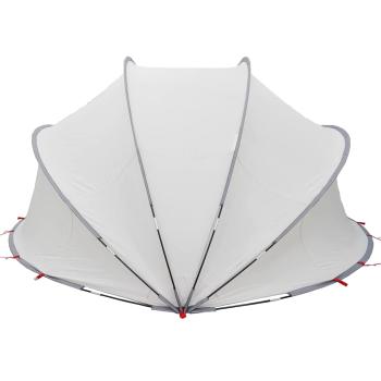 Pool-Dome Grau und Orange 336 x 322 x 160 cm