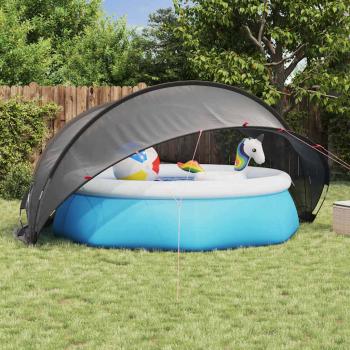 ARDEBO.de - Pool-Dome Schwarz 405 x 405 x 192 cm