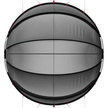 Pool-Dome Schwarz 405 x 405 x 192 cm