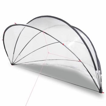 ARDEBO.de - Pool-Dome Transparent 430 x 430 x 210 cm PVC