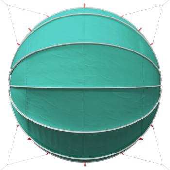 Pool-Dome Blau 472 x 460 x 229 cm