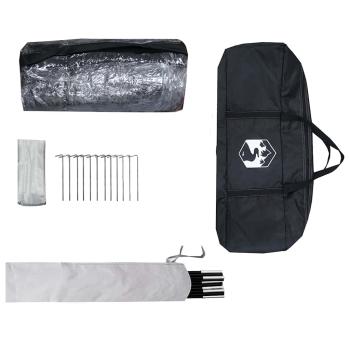 Poolzelt Kuppel Transparent 538 x 440 x 204 cm