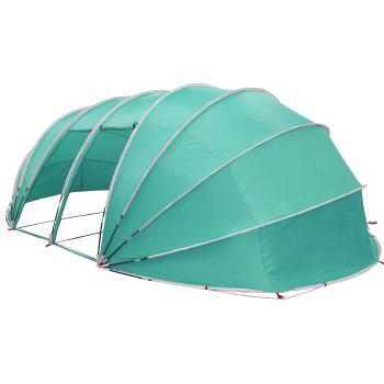 ARDEBO.de - Poolzelt Kuppel Blau 640 x 432 x 205 cm