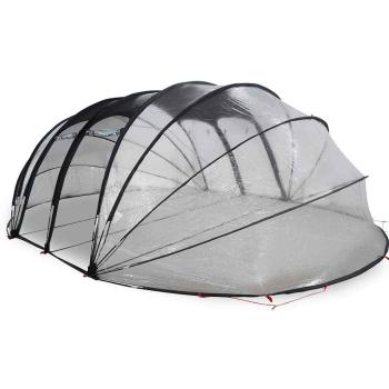 ARDEBO.de - Poolzelt Kuppel Transparent 640 x 432 x 205 cm PVC