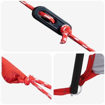 Teepee Zelt mit Dach mit Speicher Blau 720 x 465 x 295 cm