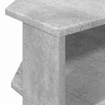 EckTVSchrank Beton Grau 102x40,5x45cm Holzwerkstoff