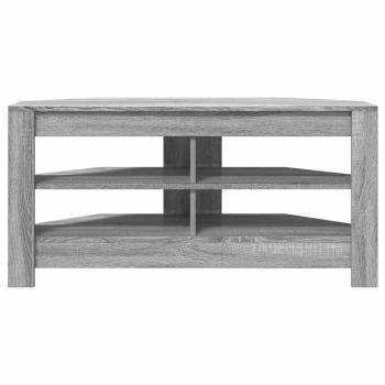 EckTVSchrank Graues Sonoma 102x40,5x45cm Holzwerkstoff