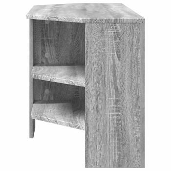 EckTVSchrank Graues Sonoma 102x40,5x45cm Holzwerkstoff