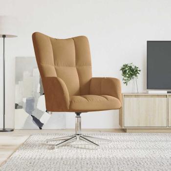 ARDEBO.de - Relaxsessel Braun Samt