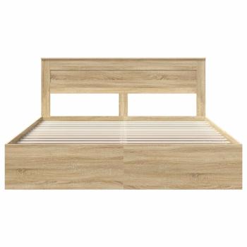 Bettrahmen Sonoma 200 x 200 cm Massives Kiefernholz