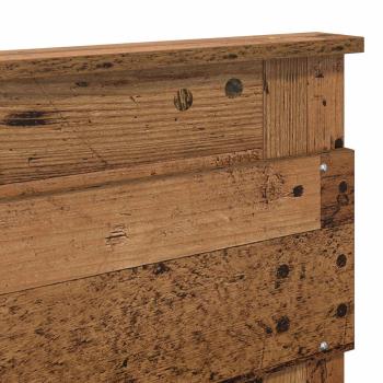 Bettrahmen Altholz 200 x 200 cm Massives Kiefernholz