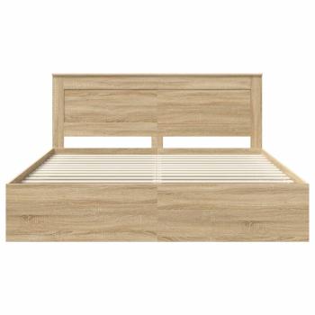 Bettrahmen Sonoma 200 x 200 cm Massives Kiefernholz