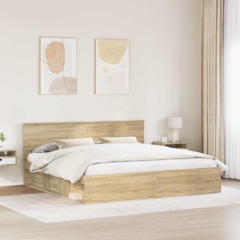 Bettrahmen Sonoma 200 x 200 cm Massives Kiefernholz