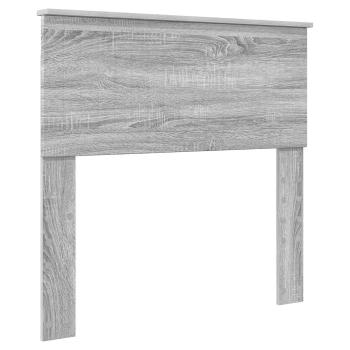 Bettrahmen Graues Sonoma 90 x 190 cm Massives Kiefernholz