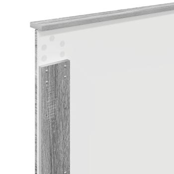 Aufbewahrungsbett Graues Sonoma 90 x 200 cm Holzwerkstoff