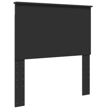 Aufbewahrungsbett Schwarz 90 x 190 cm Holzwerkstoff