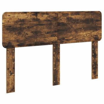 ARDEBO.de - Bettrahmen Geräucherte Eiche 140 x 190 cm Massives Kiefernholz