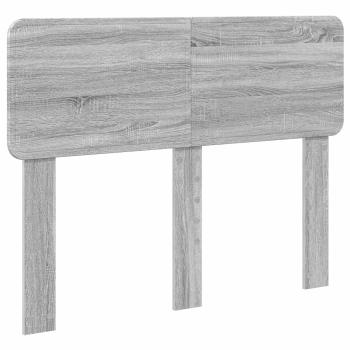 Bettrahmen Graues Sonoma 135 x 190 cm Holzwerkstoff