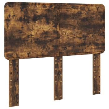 Bettrahmen Geräucherte Eiche 135 x 190 cm Massives Kiefernholz