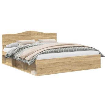 Bettrahmen Sonoma 200 x 200 cm Massives Kiefernholz