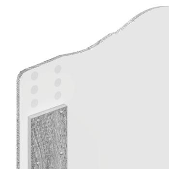 Bettrahmen Graues Sonoma 75 x 190 cm Massives Kiefernholz