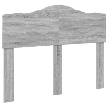 Bettrahmen Graues Sonoma 120 x 190 cm Holzwerkstoff