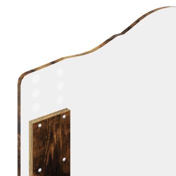 Bettrahmen Geräucherte Eiche 90 x 190 cm Holzwerkstoff