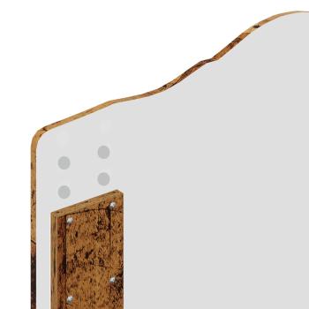 Bettrahmen mit Kopfteil Altholz 90 x 190 cm Holzwerkstoff