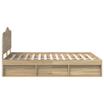 Bettrahmen Sonoma 140 x 200 cm Massives Kiefernholz