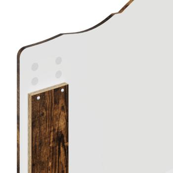 Bettrahmen Geräucherte Eiche 90 x 190 cm Massives Kiefernholz