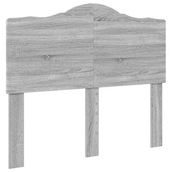 Bettrahmen Graues Sonoma 135 x 190 cm Holzwerkstoff