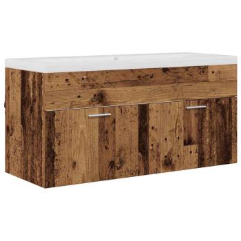 Badezimmerschrank Altholz 100 x 38,5 x 46 cm Holzwerkstoff