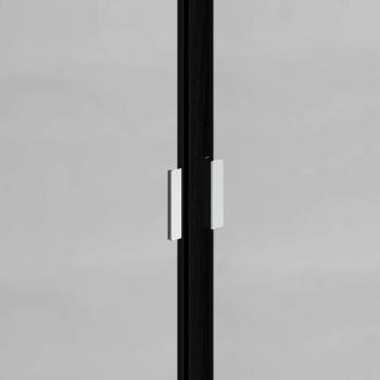 Badezimmermöbel-Set 3 pcs Schwarz Eichen-Optik Holzwerkstoff