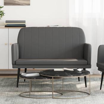 ARDEBO.de - Sitzbank Grau 107x80x81 cm Kunstleder