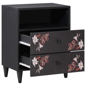 Nachttisch Mehrfarbig 50 x 33 x 60 cm Massivholz Mango