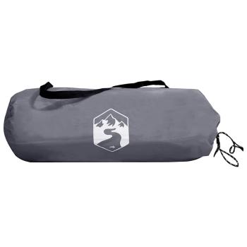 Tunnelzelt mit Dach Grau und Orange 318 x 275 x 140 cm