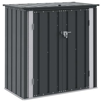 Gartenlagerbox Schwarz 101,5 x 57 x 100,5 cm Stahl