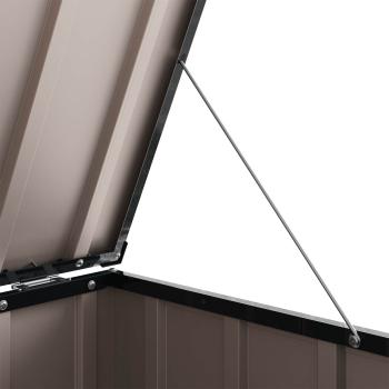 Gartenlagerbox Schwarz 101,5 x 57 x 100,5 cm Stahl