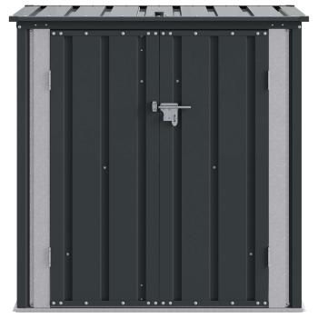 Gartenlagerbox Schwarz 101,5 x 57 x 100,5 cm Stahl